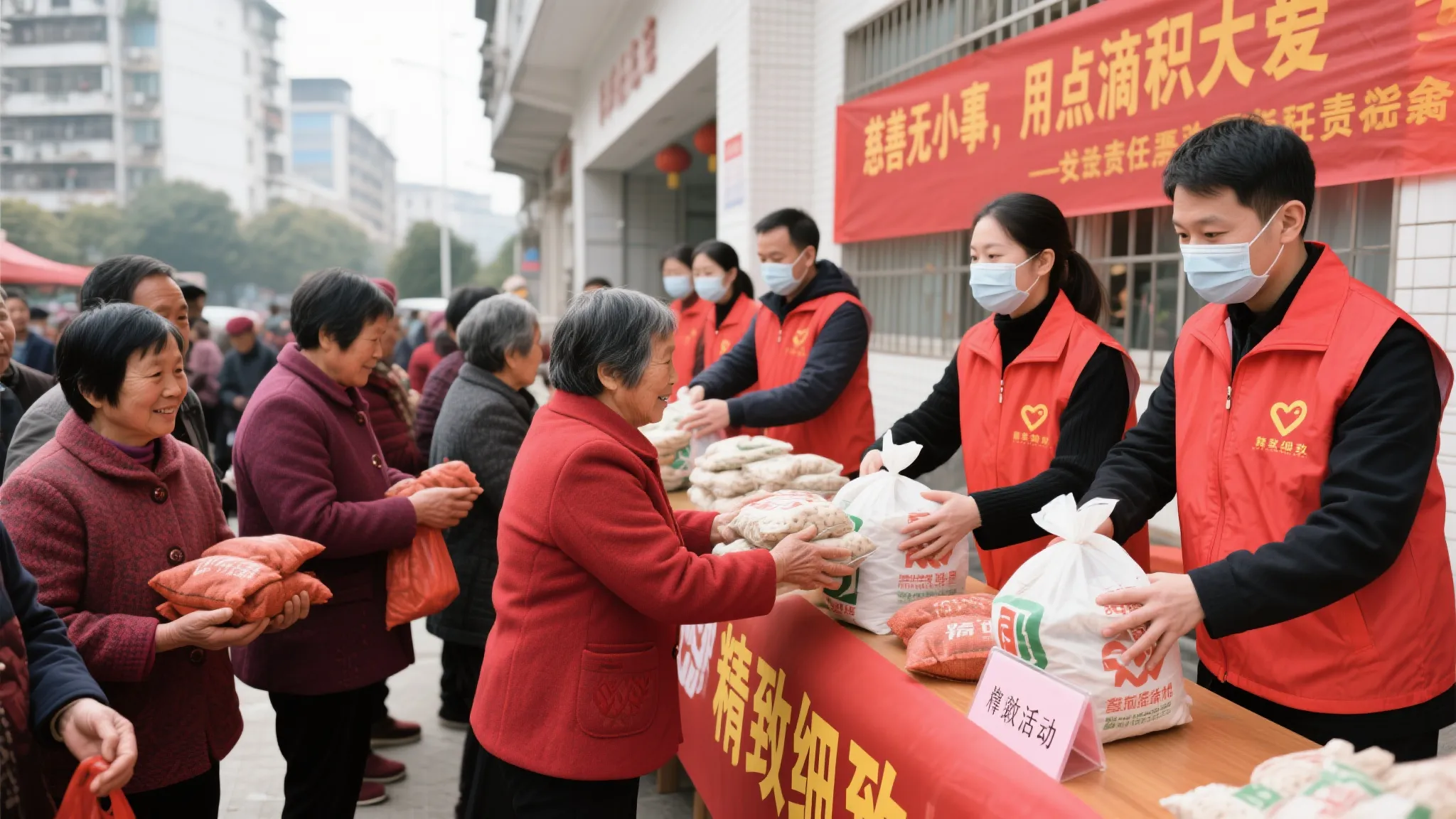 安徽福彩举办腊八粥活动，共享邻里情暖慰人心