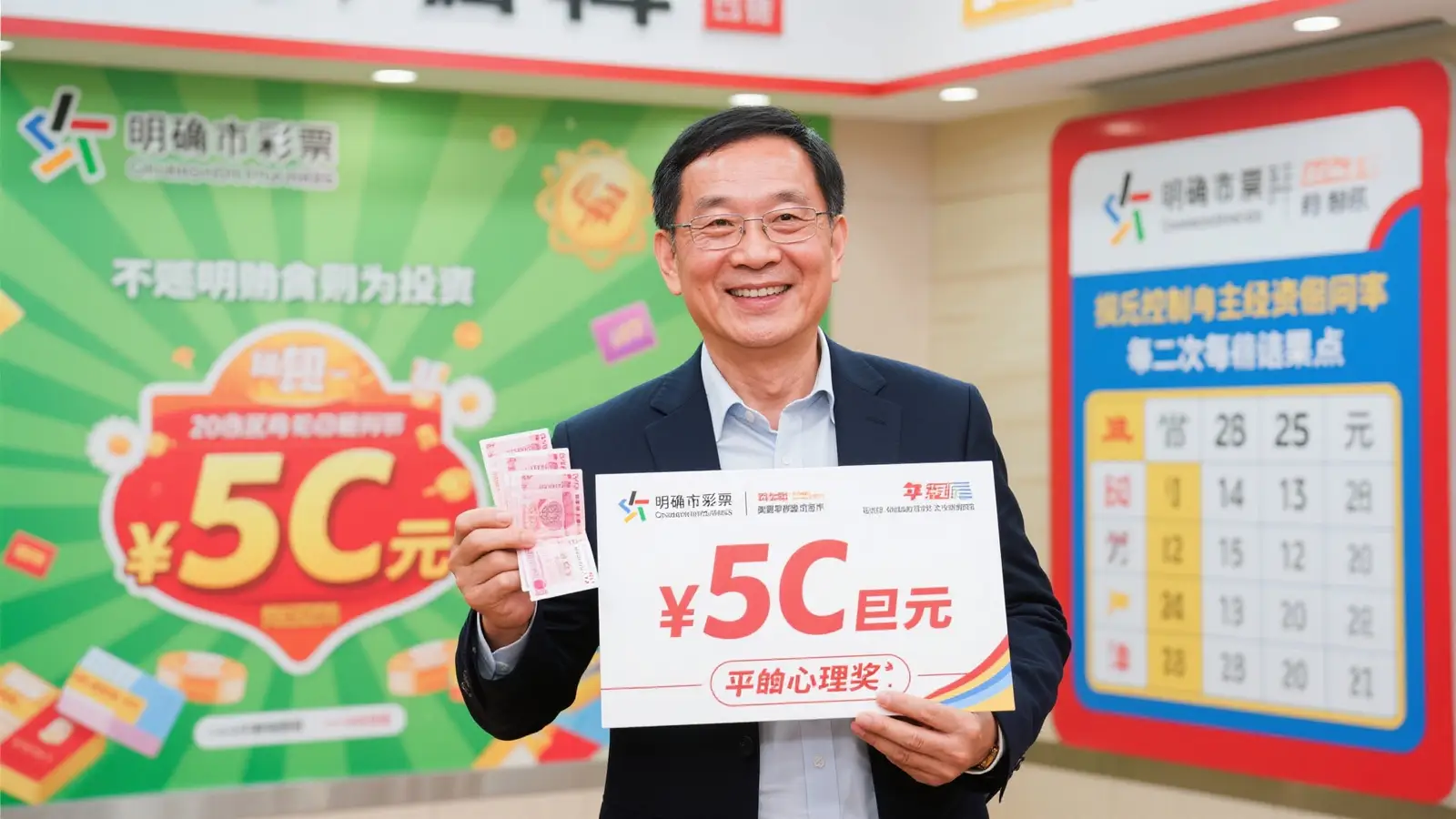 仅差1号与5亿擦肩而过 男子喜获765万仍感满足