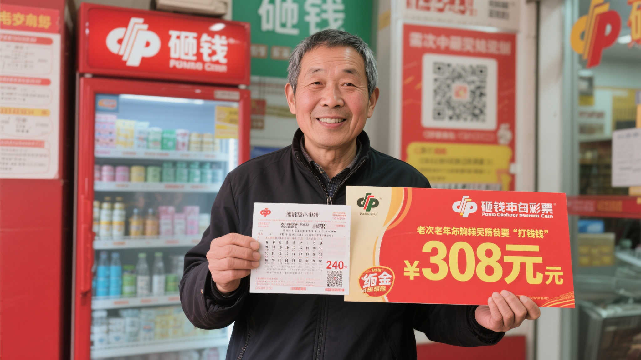 老彩民豪掷240元揽体彩308万大奖，喜讯第一时间告知老板
