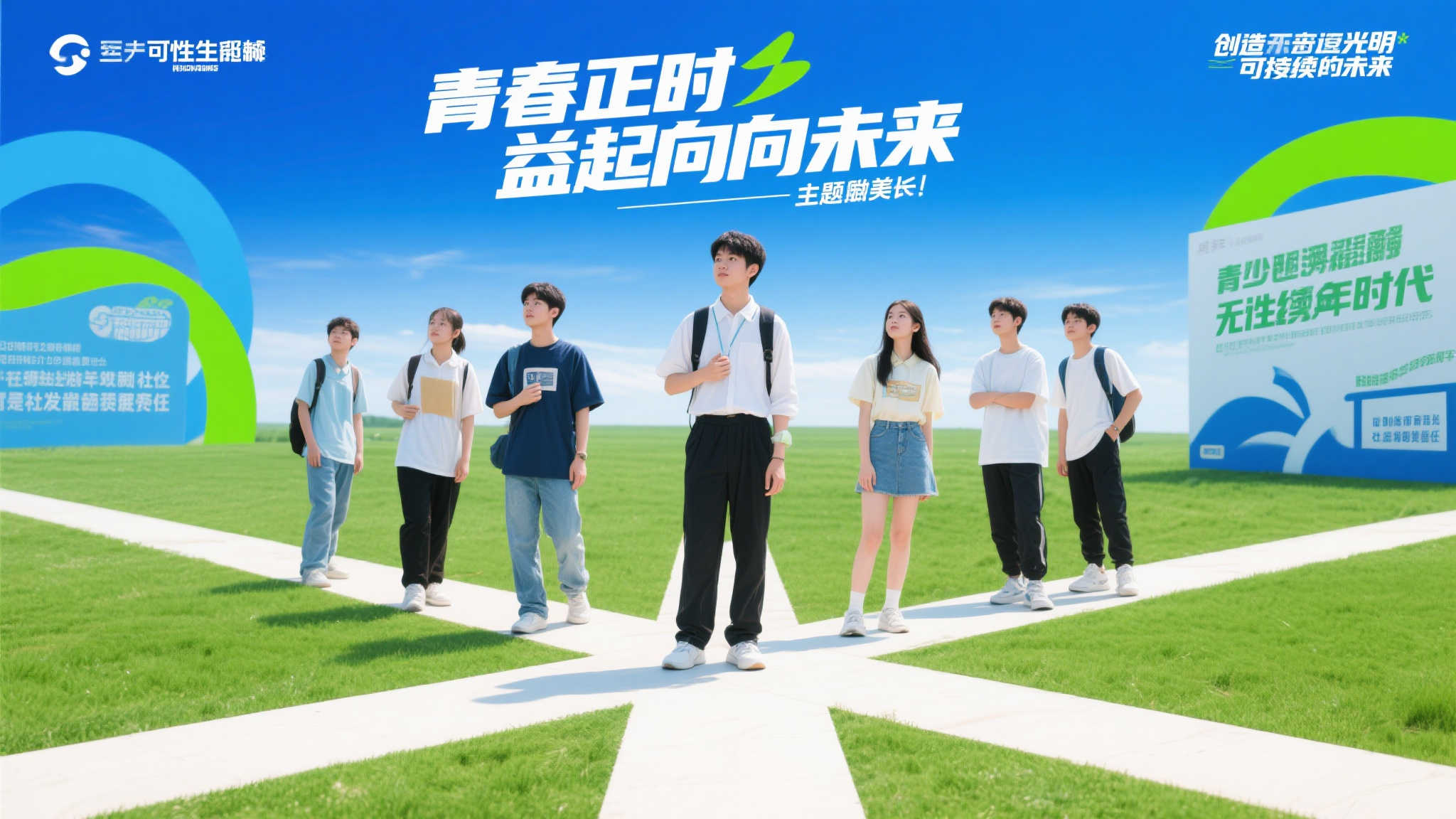 乘风追梦少年时，共创美好新未来