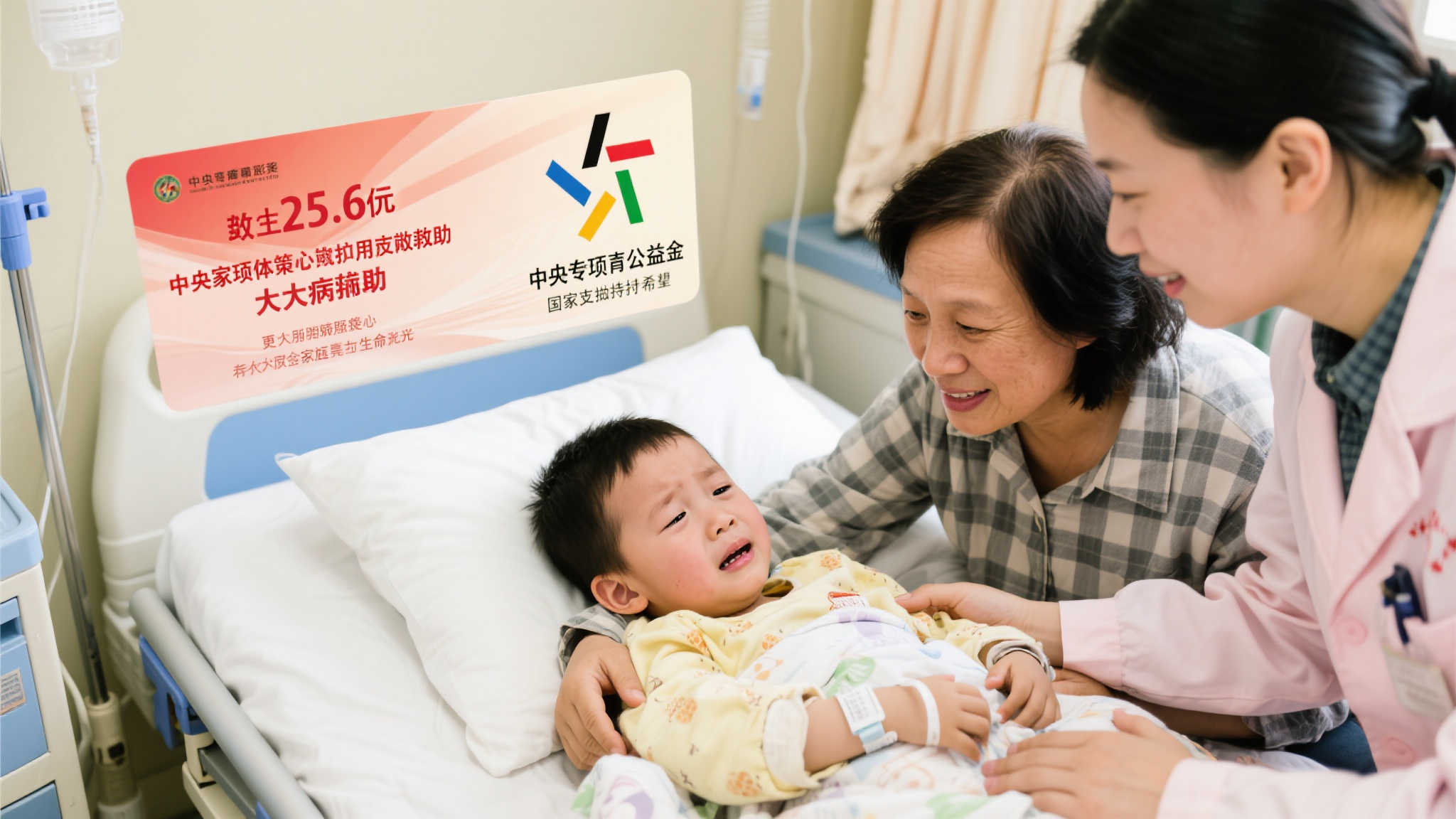 数万名大病患儿受益于25.6亿元中央专项公益金拨款