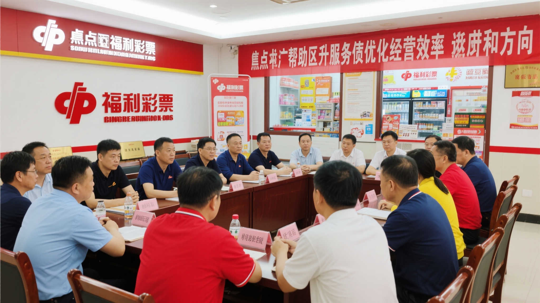 张家口福彩中心组织站主交流共商发展大计