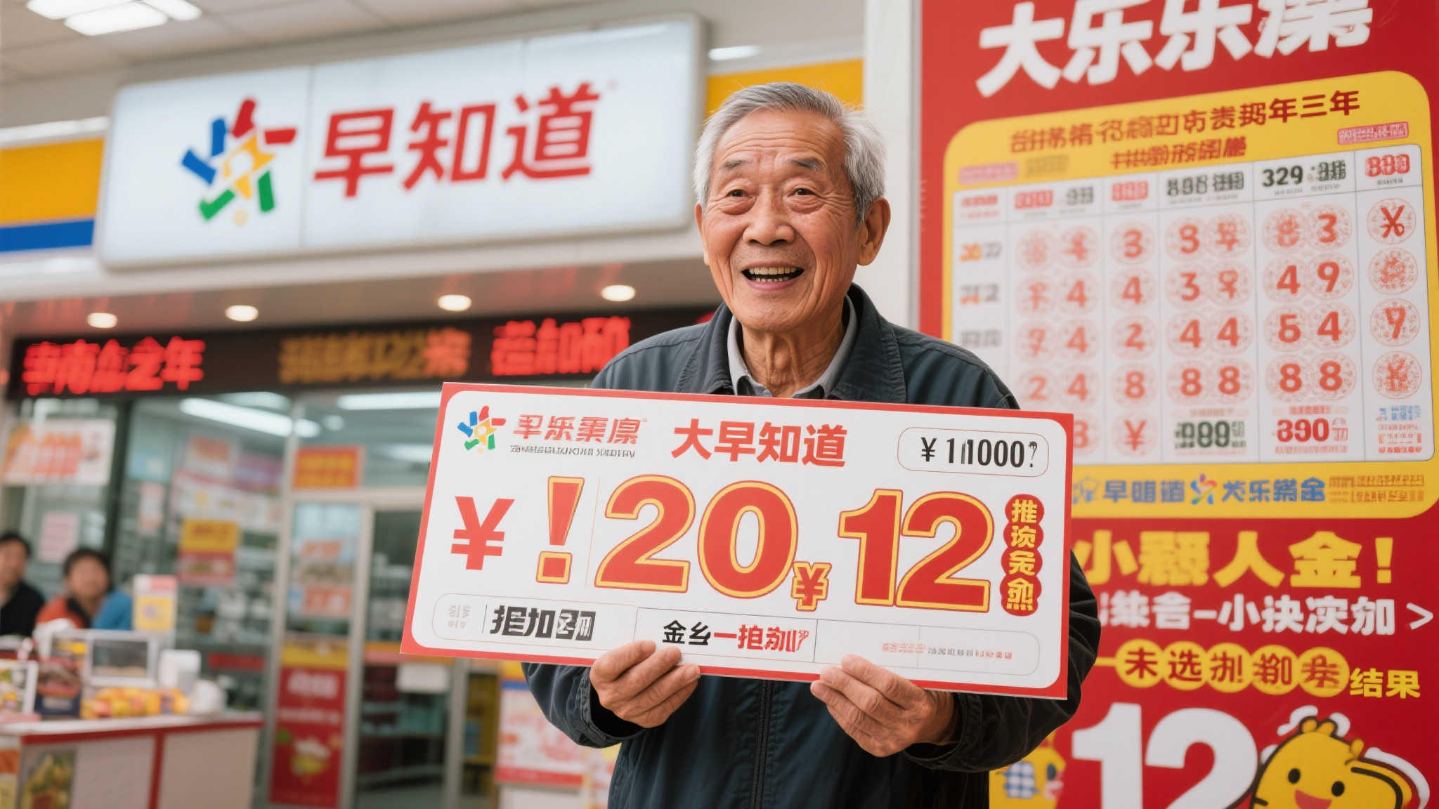 花甲老人坚守幸运号码揽大乐透587万 兑奖遗憾未追加投注